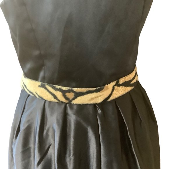 Vtg Animal Print Fuzzy Women Size Small Belt Waist 26"-30" Made in USA - Picture 2 of 5